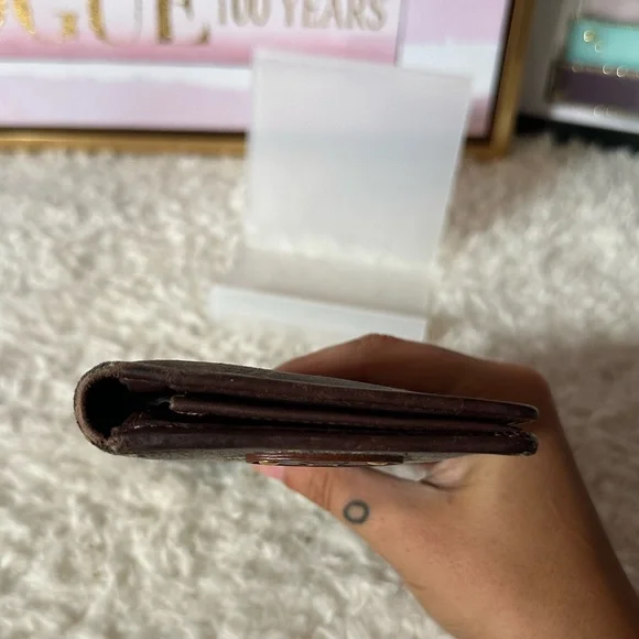 Ultra Rare Celine Denim Popularity Macadam Long Wallet Japan Exclusive - Picture 7 of 12